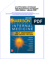 Ebook Harrisons Principles of Internal Medicine Self Assessment and Board Review 20Th Edition 2 Full Chapter PDF