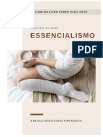 Essencialismo - Livro de Agosto