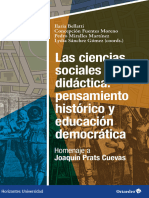Bellatti, I. Las Ciencias Sociales y Su Didáctica - Pensamiento Histórico y Educación Democrática. Homenaje A Joaquín Prats Cuevas