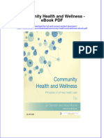 Ebook Community Health and Wellness PDF Full Chapter PDF