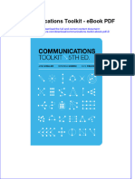 Download ebook Communications Toolkit 2 full chapter pdf
