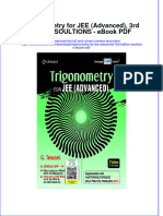 Download ebook Trigonometry For Jee Advanced 3Rd Edition Soultions Pdf full chapter pdf