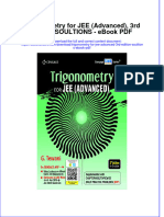 Ebook Trigonometry For Jee Advanced 3Rd Edition Soultions PDF Full Chapter PDF