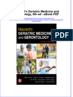Ebook Hazzards Geriatric Medicine and Gerontology 8Th Ed PDF Full Chapter PDF