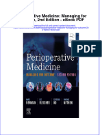 Download ebook Perioperative Medicine Managing For Outcome 2Nd Edition Pdf full chapter pdf
