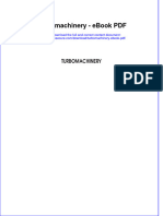 Download ebook Turbomachinery Pdf full chapter pdf