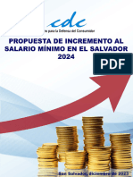 Propuesta de Incremento Al Salario Mínimo 2024