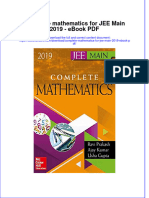 Download ebook Complete Mathematics For Jee Main 2019 Pdf full chapter pdf