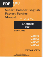 Subaru Sambar KS KV Truck Service Manual PDF | PDF