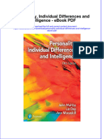 Ebook Personality Individual Differences and Intelligence PDF Full Chapter PDF