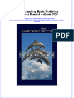 Ebook Understanding Basic Statistics Solutions Manaul PDF Full Chapter PDF