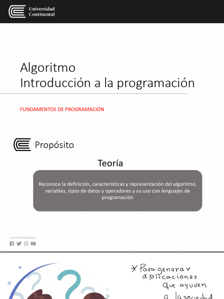 Fundamentos de Algoritmos y Programación | PDF | Algoritmos | Programa ...
