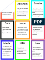 Tarjetas Quien Soy - Descripción