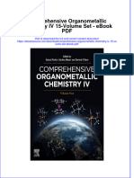 Download ebook Comprehensive Organometallic Chemistry Iv 15 Volume Set Pdf full chapter pdf