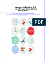 Ebook Pharmacology in Nursing 3Rd Australian New Zealand Edition PDF Full Chapter PDF