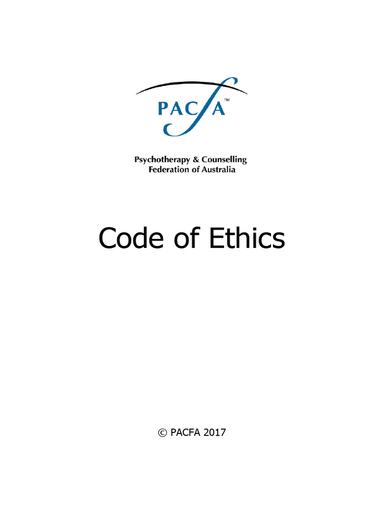 Pap Code Of Ethics 2017