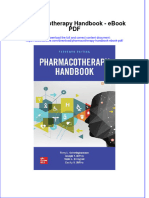 Ebook Pharmacotherapy Handbook PDF Full Chapter PDF