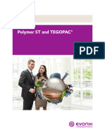 Product Overview - Evonik - Polymer ST Tegopac 2020
