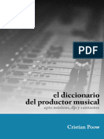 Cristian Poow - El Diccionario Del Productor Musical (2024, 1era Edicion)