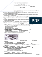 X- S.SC - Sample Paper-4  QP - PT-III 2022-23