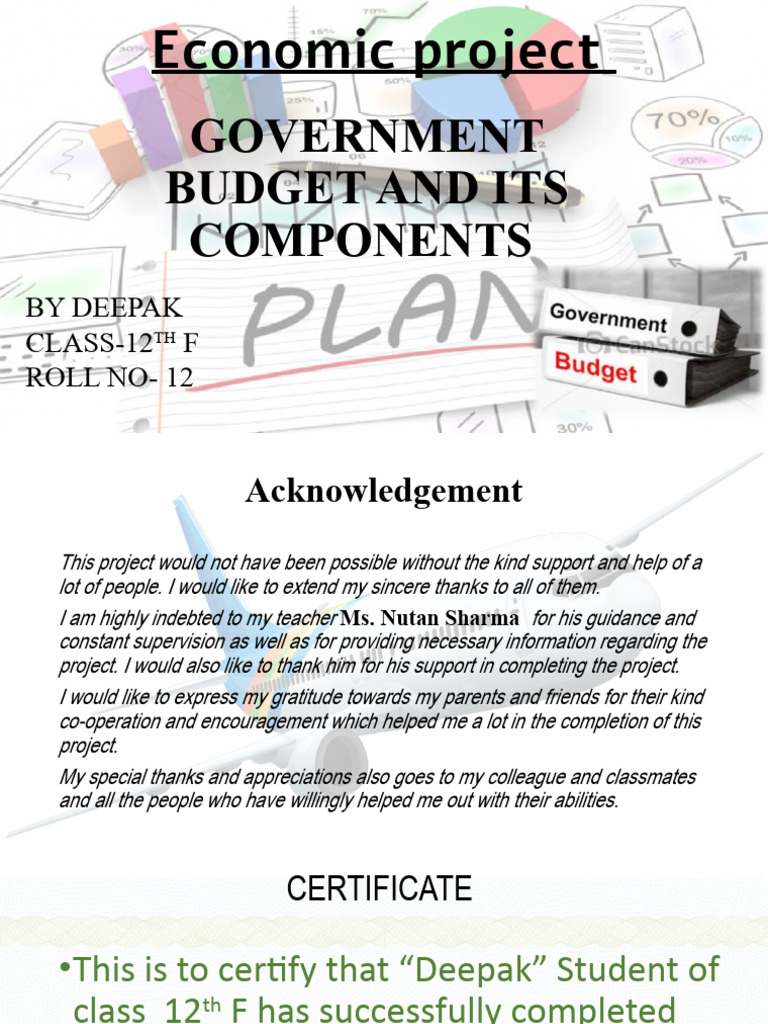 Economicproject 220513142118 58e4c686 | PDF | Government Budget Balance ...