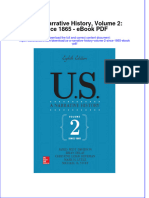 Ebook Us A Narrative History Volume 2 Since 1865 PDF Full Chapter PDF