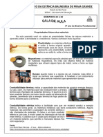 propriedades físicas dos materiais 5 ano contextualizando com atividades cotidianas