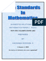 Maths p2 2021 g12 Solutions