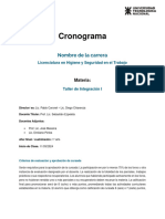 Cronograma TI1 LHST Marzo 2024 - SIED (Cohorte Mar24)