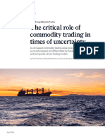 The Critical Role of Commodity Trading in Times of Uncertainty