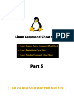 Linux Command Cheat Sheet Part 5