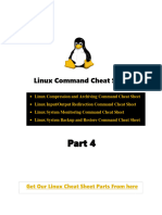 Linux Command Cheat Sheet Part 4