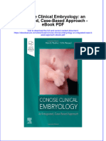 Download ebook Concise Clinical Embryology An Integrated Case Based Approach Pdf full chapter pdf
