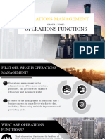 Operations Functions