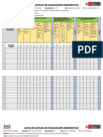 Lista de Cotejo