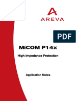 Micom P14X: High Impedance Protection