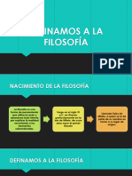 Definamos A La Filosofía