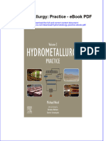 Ebook Hydrometallurgy Practice PDF Full Chapter PDF