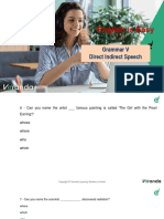 Grammar - Direct Indirect Speech II