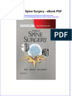 Download ebook Imaging In Spine Surgery Pdf full chapter pdf