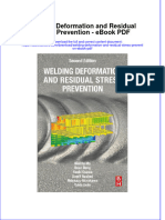 Download ebook Welding Deformation And Residual Stress Prevention Pdf full chapter pdf