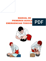 Manual de Primeros Auxilios y Emergencias Toxicológicas