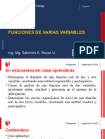 5.1 Funciones en Varias Variables