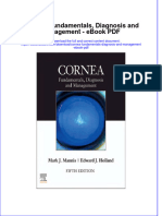 Download ebook Cornea Fundamentals Diagnosis And Management Pdf full chapter pdf