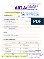 Concept Notes Advanced Capital Budgeting by Finance Acharya Jatin