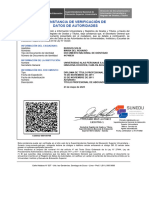 Constancia de Verificacion de Datos Autoridades