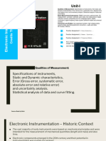 Unit 1 - Basic Instrumentation and Measurement Techniques PPT Notes Material For Sem II Uploaded by Navdeep Raghav