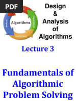 L3 - Fundamentals of Algo Problem Solving