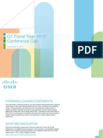 Download Cisco Q1FY12 Earnings Slides by Cisco Investor Relations SN72198916 doc pdf