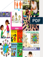 Collage de Los Valores Institucionales.